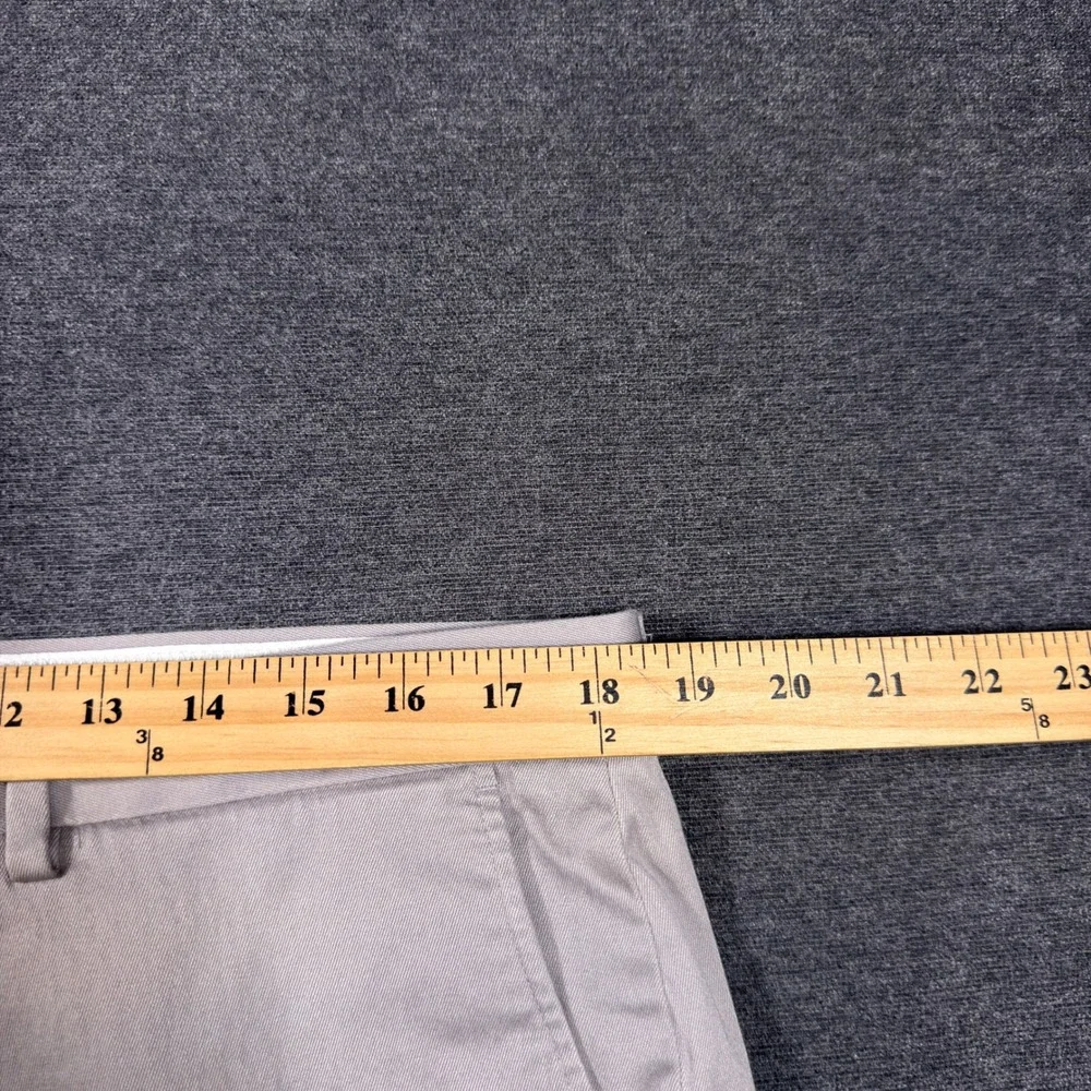 J.Crew Bowery Stretch Pants Mens 36x32 Grey Slim Fit Chino Trousers Cotton Blend